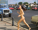 Natasha nude in public