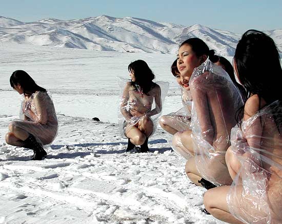 Girls from Mongolia