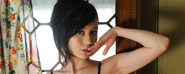 Aimi Yoshikawa in lingerie