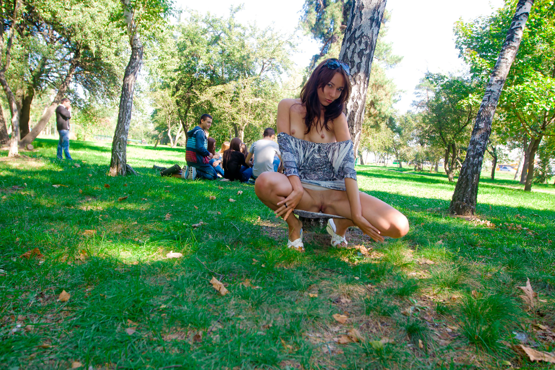 Flashing in park