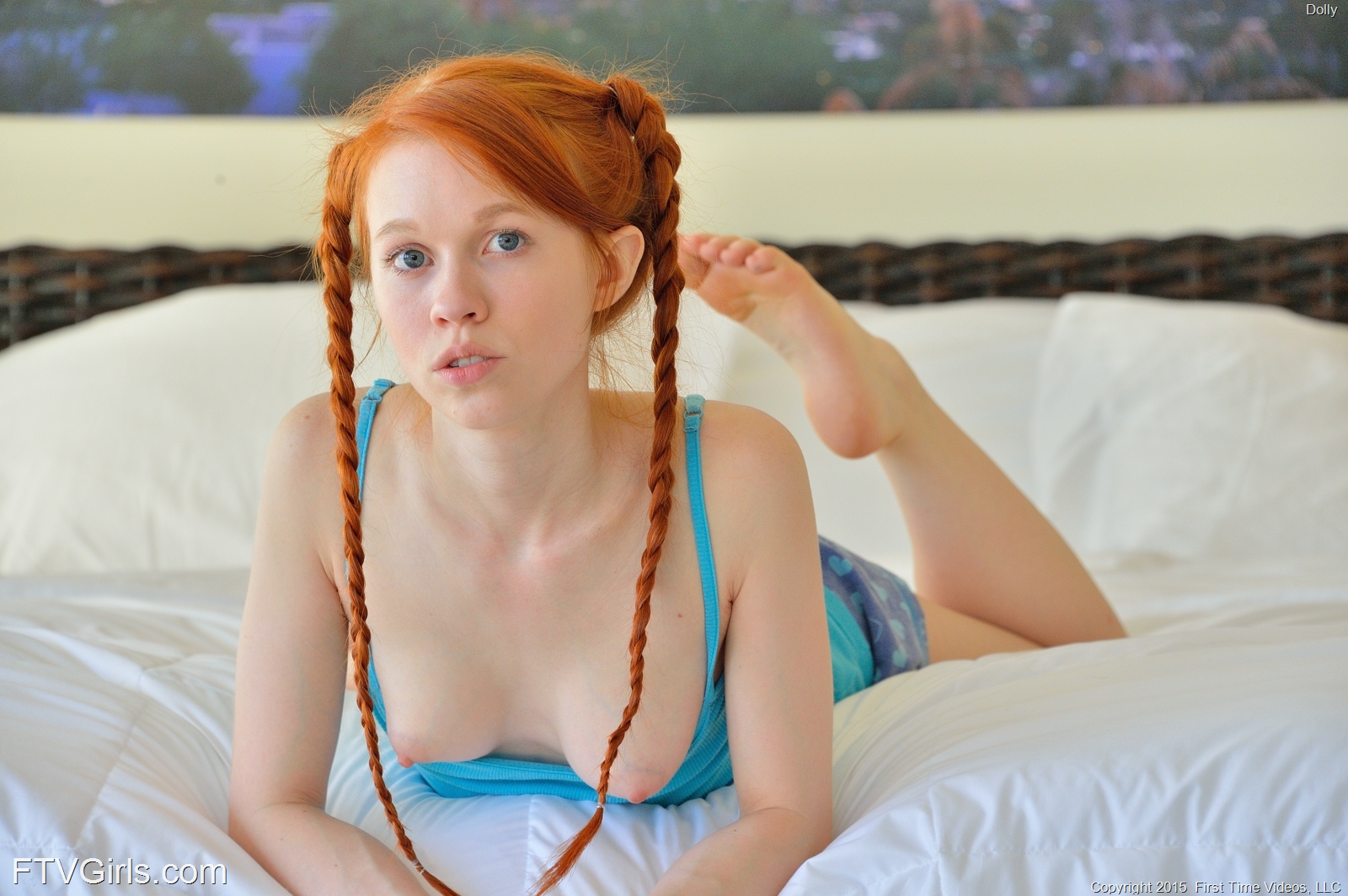 Teen Pigtails Nude