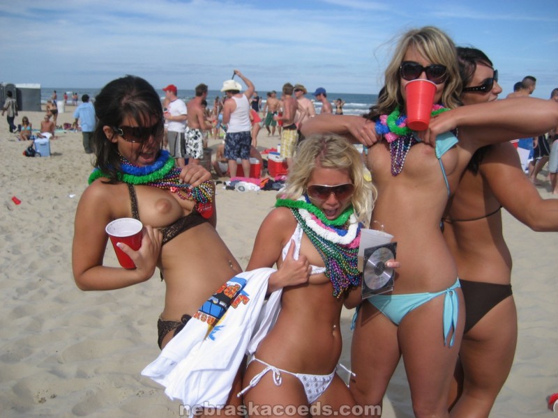 Naked College Girls Spring Break Candid