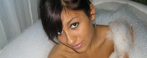 Raven Riley in bath