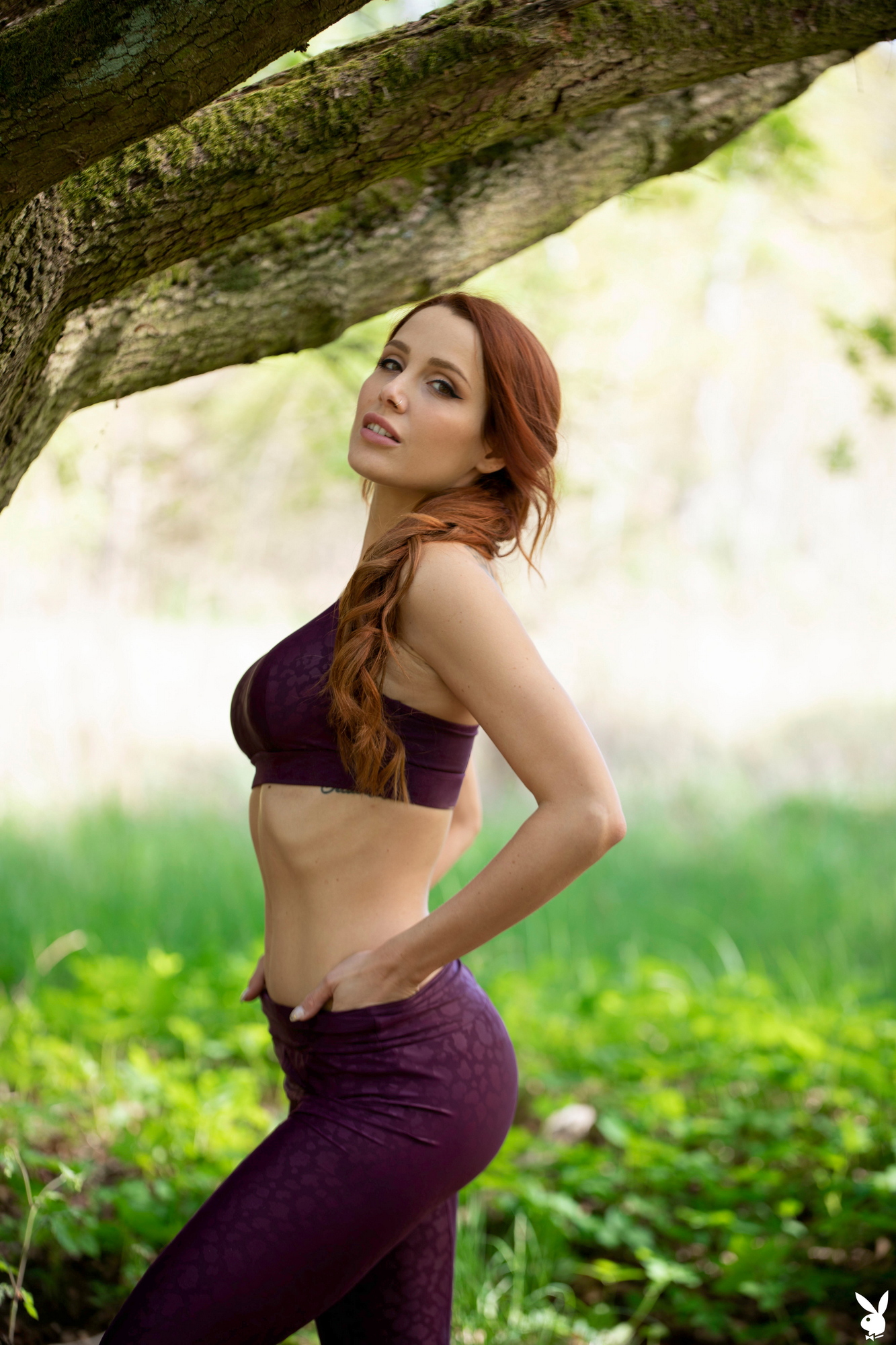 sadie-gray-running-over-boobs-naked-redhead-woods-playboy-10