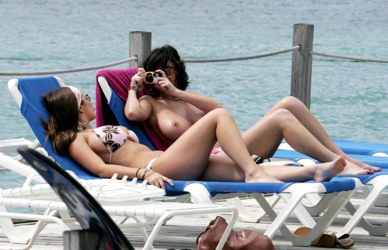 Sophie Howard and Lucy Pinder