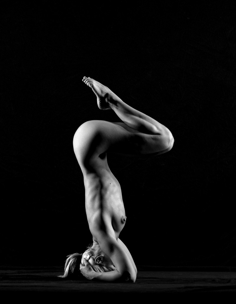Naked yoga